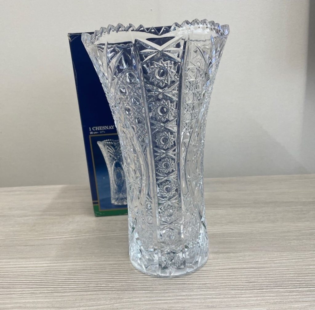 クリスタルダルク】花瓶 CHESNAY フランス製 28cm - セカンドマーケット｜Second Market